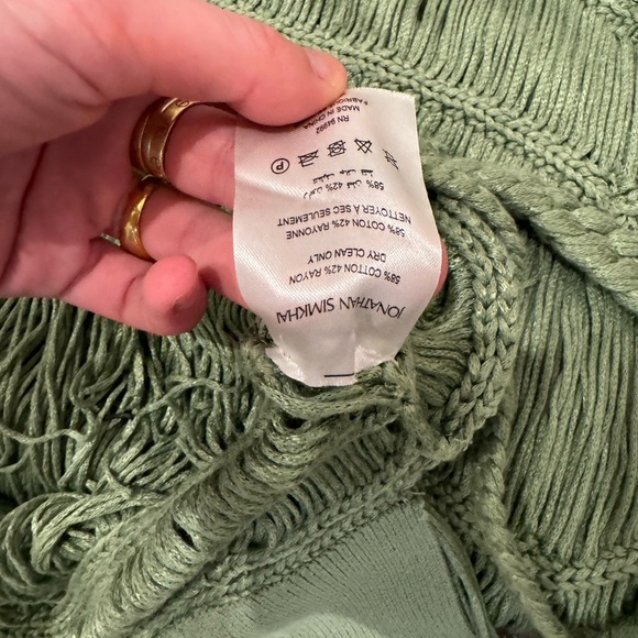 JONATHAN SIMKHAI Set XS Claudette Macramé Bralette & Cordelia Macrame Midi Skirt - Picture 6 of 8